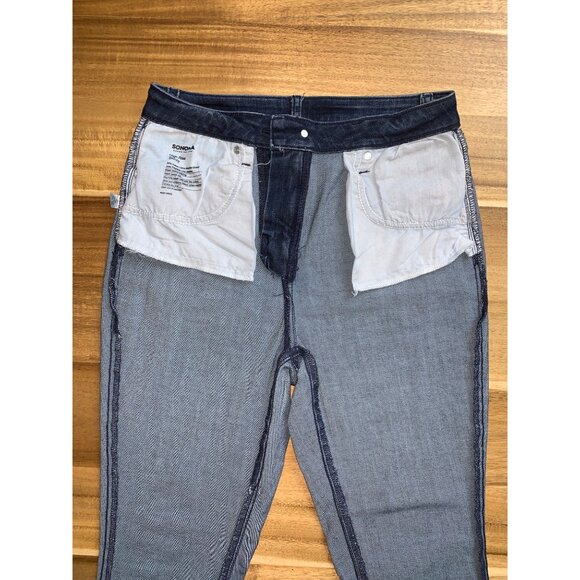 Sonoma Womens High-Rise Dark Wash Skinny Jeans  With Pockets Size 8 Petite - Picture 10 of 13